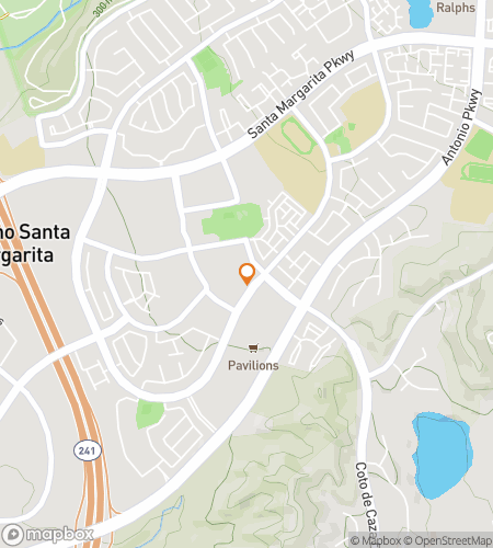 Map of scavenger hunt walking tour for Rancho‘s Rollicking Treasure Hunt