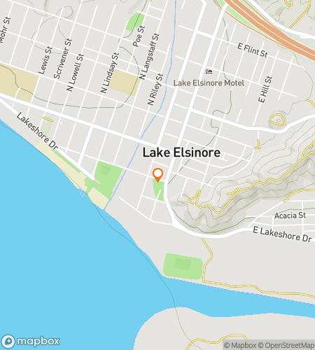 Map of scavenger hunt walking tour for Once Upon a Lake&colon; Exploring Lake Elsinore
