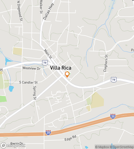 Map of scavenger hunt walking tour for Golden Grins & Villa Thrills Hunt