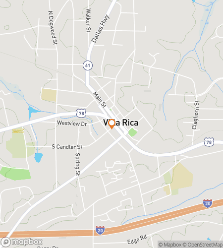 Map of scavenger hunt walking tour for Golden Grins & Villa Thrills Hunt