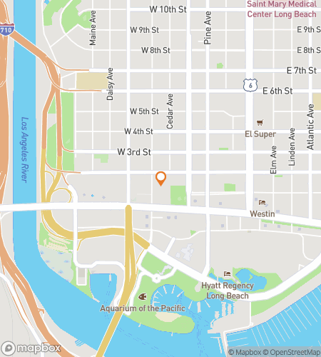 Hartă tur ghidat de vânătoare de comori pentru Long Beach Art Walk