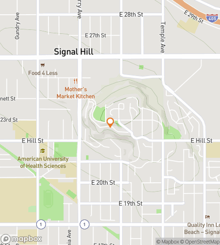 Map of scavenger hunt walking tour for Signal Hill Scavenger Hunt around Hilltop Park 