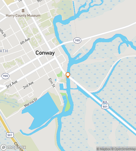 Map of scavenger hunt walking tour for Con-Way or Another: The Can’t-Miss Conway Hunt