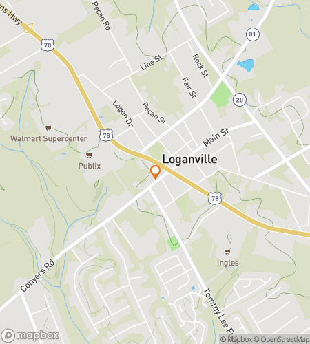 خريطة جولة مشي البحث عن الكنز في Loganville: Log On, Let’s Go
