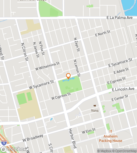 Hartă tur de plimbare cu vânătoare de indicii pentru Anaheim Grapes To Glory