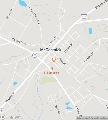 Map of scavenger hunt walking tour for Edgefield‘s Downtown Dazzling Dash