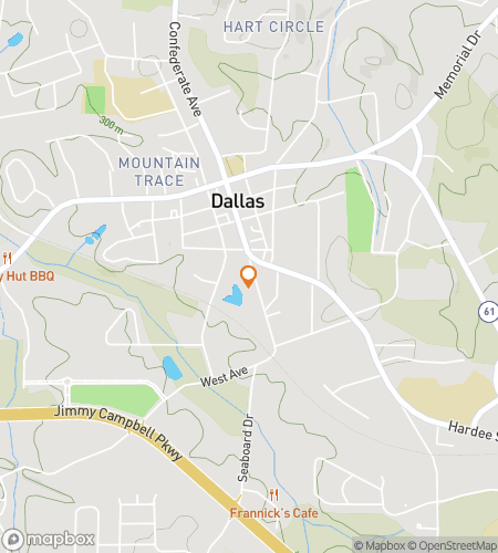 Map of scavenger hunt walking tour for Dallas Scavenger Hunt