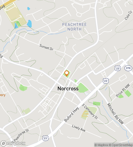 Map of scavenger hunt walking tour for Duluth Ghost Hunt