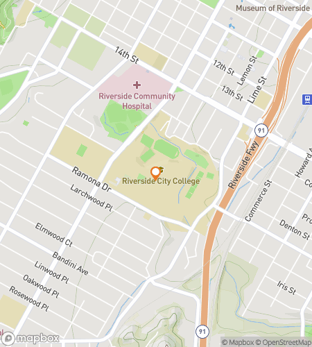 Map of scavenger hunt walking tour for Riverside After Dark: A Spooky Scavenger Hunt