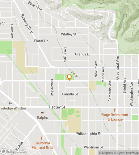 Mapa pěší prohlídky lovecké výpravy pro Friendly Hills, Unfriendly Spirits