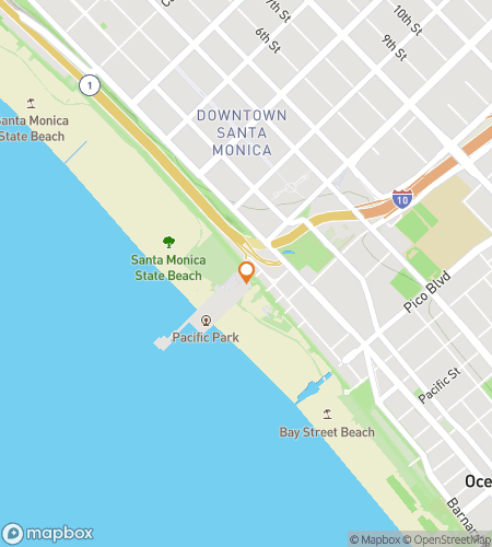 Map of scavenger hunt walking tour for Beachfront Bliss in Santa Monica