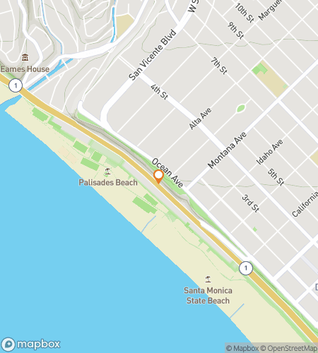 خريطة جولة مشي البحث عن الكنز لـ Santa Monica’s Dead End Hunt