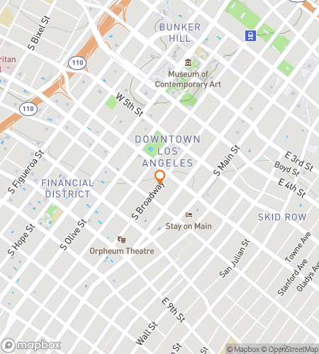 Map of scavenger hunt walking tour for The Bachelor&colon; Roses & Red Carpets Hunt