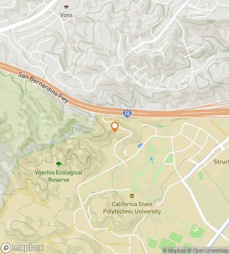 Map of scavenger hunt walking tour for California State Polytechnic University  Hunt