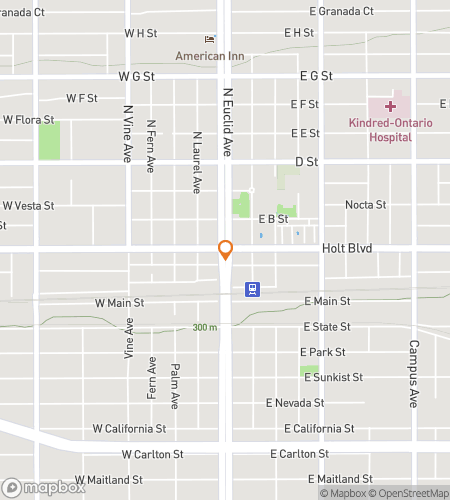 Map of scavenger hunt walking tour for Ontario Bar Crawl