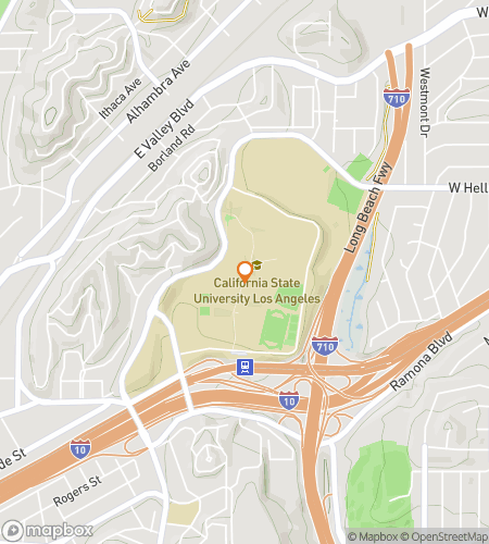 Map of scavenger hunt walking tour for Golden Eagle Quest: CSULA Adventure