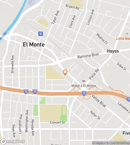 Map of scavenger hunt walking tour for El Montes Big Surprise