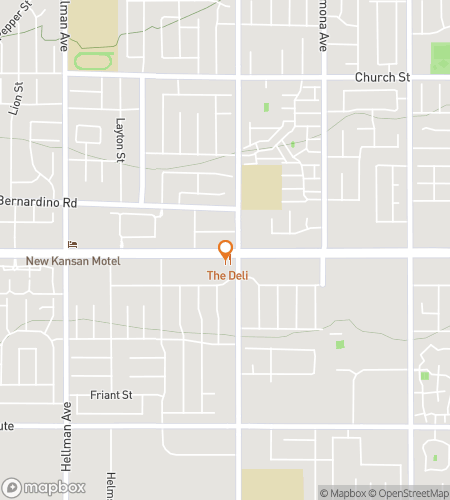 Map of scavenger hunt walking tour for Route 66 Renegades