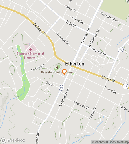 Map of scavenger hunt walking tour for Granite Galore Scavenger Hunt