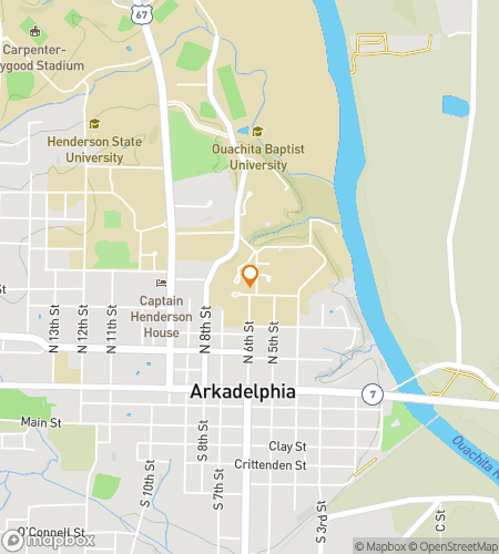 Map of scavenger hunt walking tour for Tiger Tracks: The OBU Campus Hunt