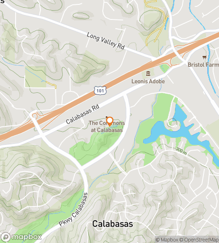 Map of scavenger hunt walking tour for Gone Huntin' in Calabasas