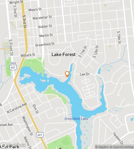 Map of scavenger hunt walking tour for Wild Wonders at Greenfield Park