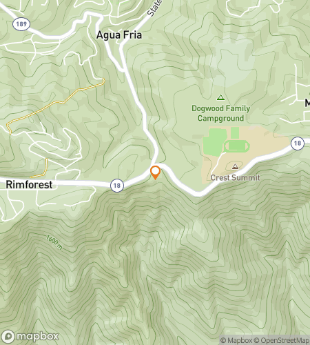 Map of scavenger hunt walking tour for Lake Arrowhead Scavenger Hunt