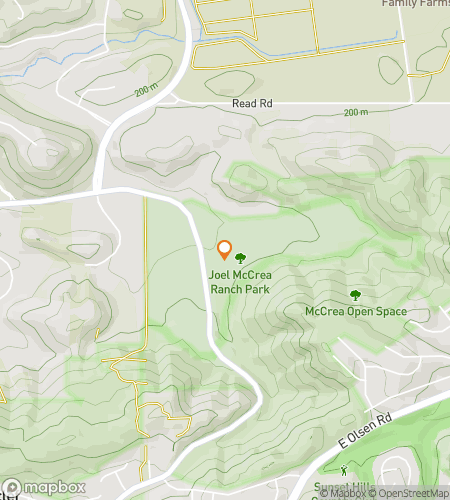 Map of scavenger hunt walking tour for Oak Yeah!: The Thousand Oaks Quest