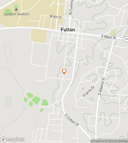 Карта пешеходного тура с поиском сокровищ "Веселье Фултона в центре города"