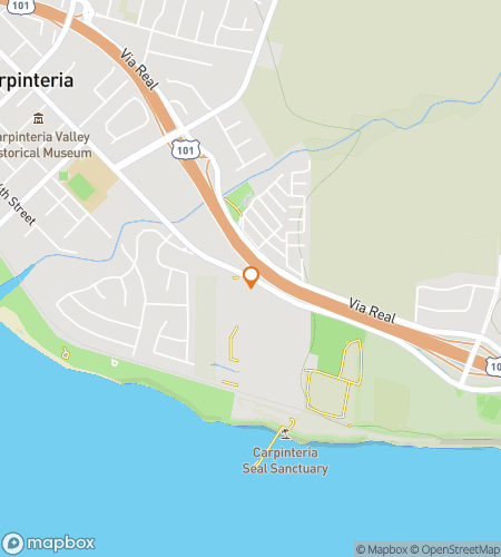 Mapa pěší prohlídky s hledáním pokladů pro 'Carp-tivating Coastal Caper'