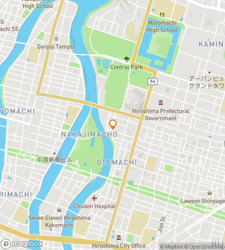 「灰からの開花：広島クエスト」宝探しウォーキングツアーマップ