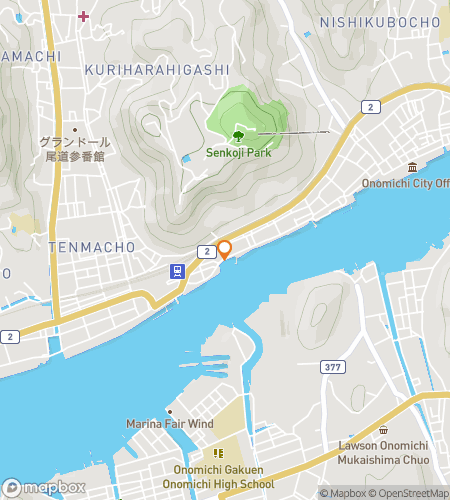 Bridges & Blossoms: The Spirit of Onomichi のスカベンジャーハント・ウォーキングツアーマップ