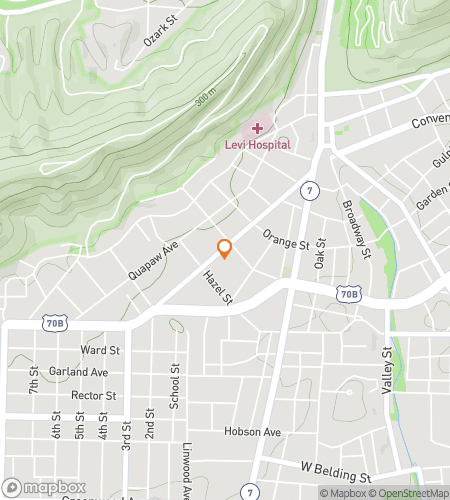 Карта квеста-прогулки «Hot Springs Splash & Seek Adventure»