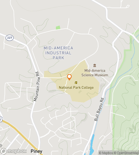 Map of scavenger hunt walking tour for National Park College Hunt