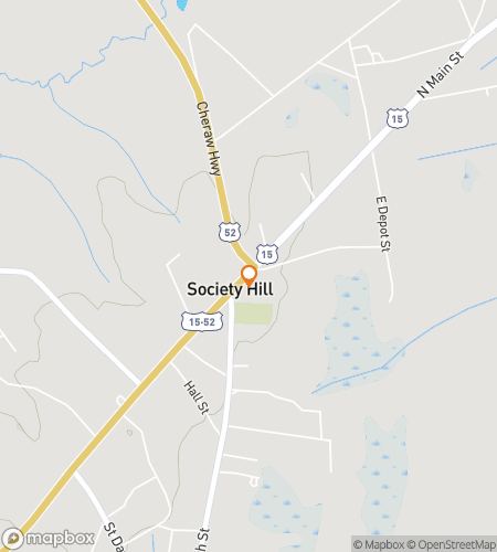 Map of scavenger hunt walking tour for Society Hill Shenanigans Hunt