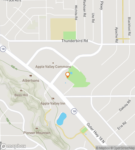 Map of scavenger hunt walking tour for Apple Valley: Peel Out & Explore