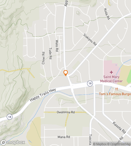 Map of scavenger hunt walking tour for Victorville Scavenger Hunt