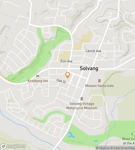 Map of scavenger hunt walking tour for Solvang for the Memories!
