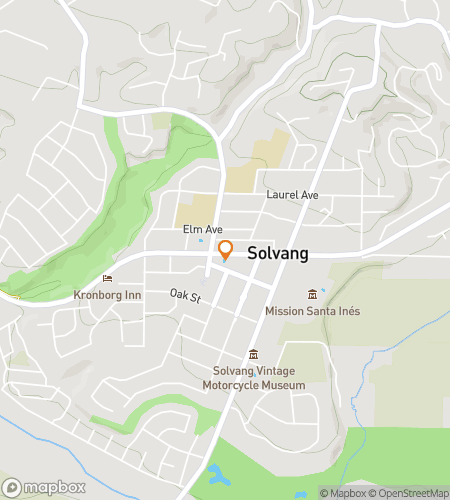 מפת סיור הליכה של חיפוש אוצרות עבור סולוונג קליפורניה בר האנט