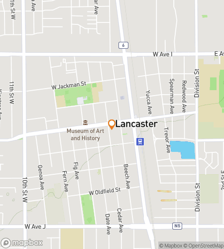 랭스터 캘리포니아 스캐빈저 헌트를 위한 스캐빈저 헌트 도보 투어 지도