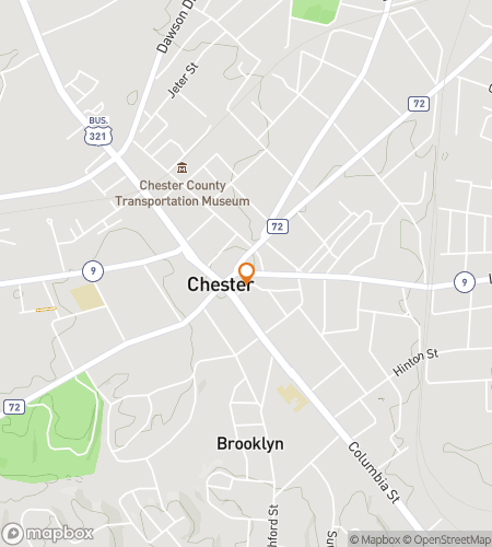 Map of scavenger hunt walking tour for Chester‘s Charming Chase