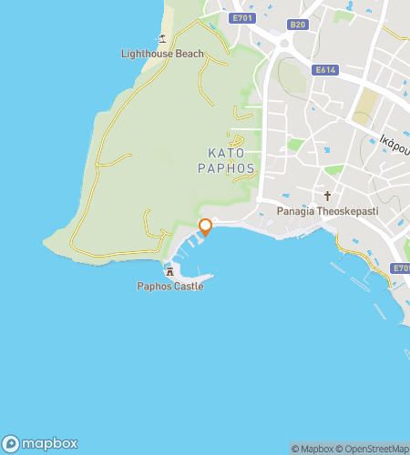 Map of scavenger hunt walking tour for From Ruins to Riviera: A Paphos Hunt