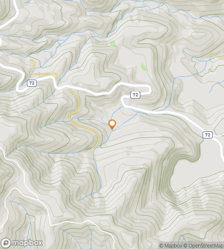 Map of scavenger hunt walking tour for Jerome Ghost Hunt