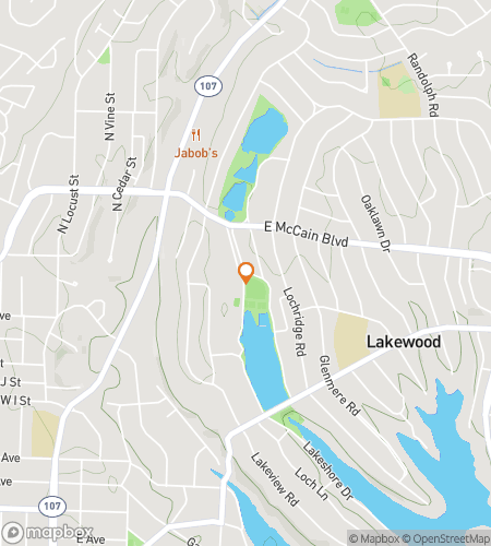 Map of scavenger hunt walking tour for The Beauty of North Little Rock