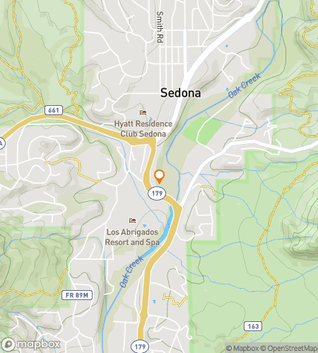 K&auml;velykierroksen kartta Sedona Haunted Hunt&colon; Spirits in the Stones -etsint&auml;&auml;n