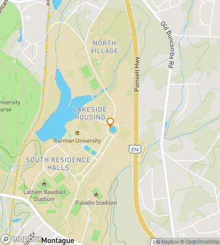 Map of scavenger hunt walking tour for Sans Souci Scavenger Hunt