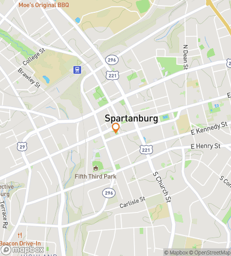 Map of scavenger hunt walking tour for Sparkle City