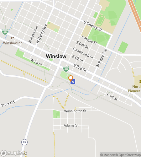 Χάρτης περιπάτου κυνηγιού θησαυρού για το 'Wild Hunt' του κέντρου του Winslow