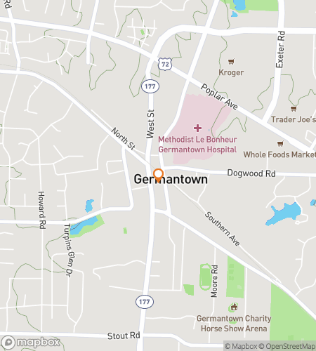 Map of scavenger hunt walking tour for Germantown Giddy-Up Galavant