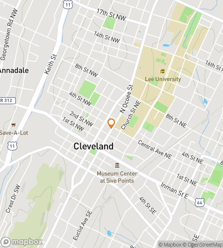 क्लीवलैंड के चू-चू चेज़ और ट्रेजर हंट के लिए स्कैवेंजर हंट वॉकिंग टूर का नक्शा